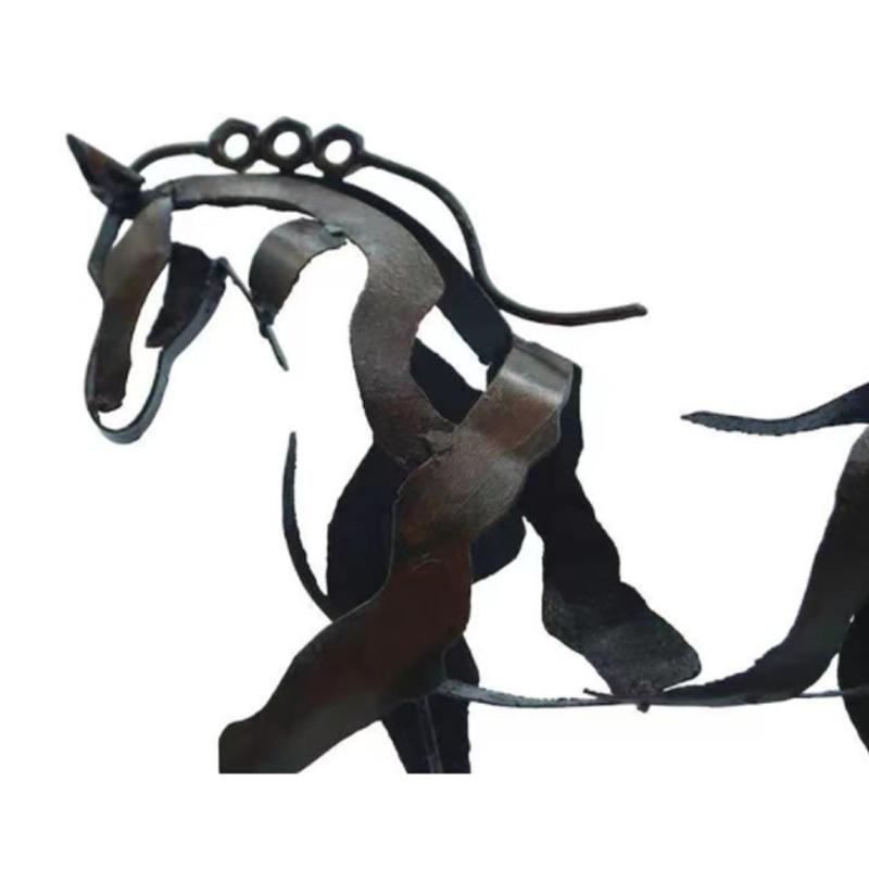 Handmade Metal Horse Sculpture "Adonis" | Stornfield