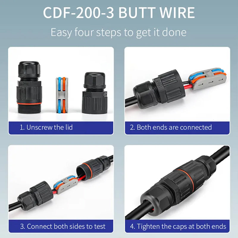 Outdoor Waterproof Electrical Wire Connector | Stornfield