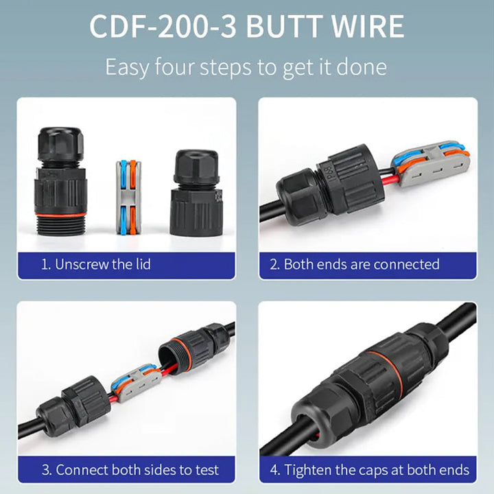 Outdoor Waterproof Electrical Wire Connector | Stornfield