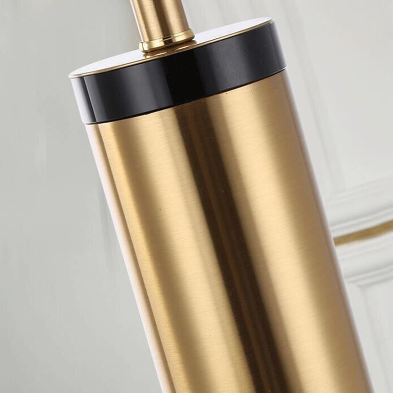 Stornfield | Lampe de table en fer cylindrique moderne et transitionnelle à 1 ampoule pour le salon