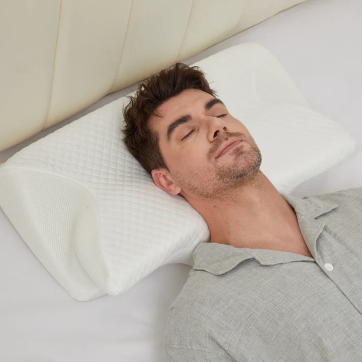Stornfield | Pillow for Sleep Apnea & Snoring Relief – Ergonomic Memory Foam Anti-Snore Pillow for Better Breathing & Deep Sleep Support