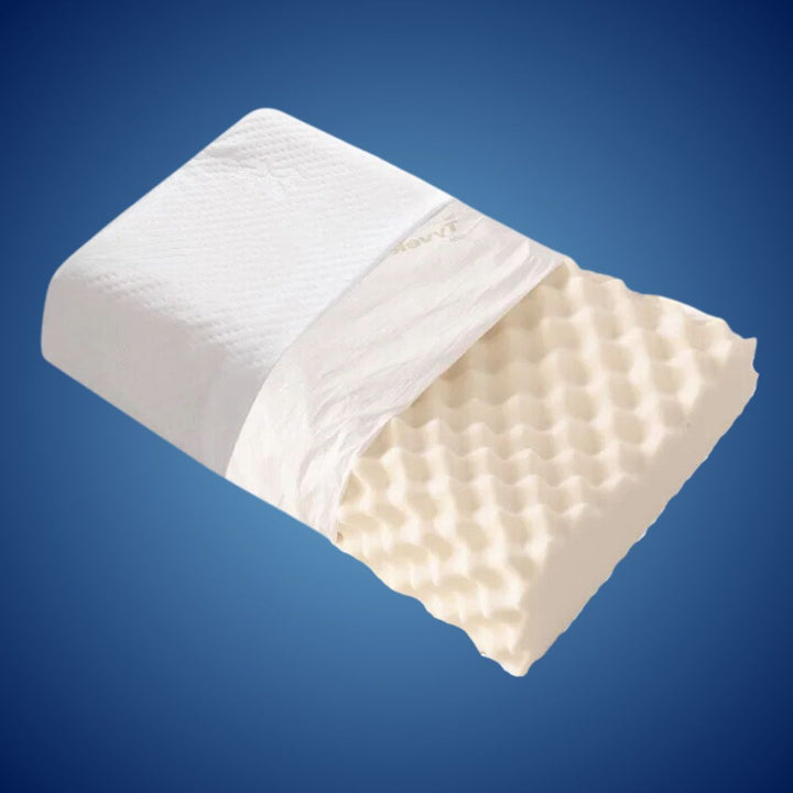 EcoNeck Comfort | 100% Natural Latex Orthopedic Pillow - for Neck Pain - Comfortable and Supportive Pillow - Better Sleep - Stornfield Wellness