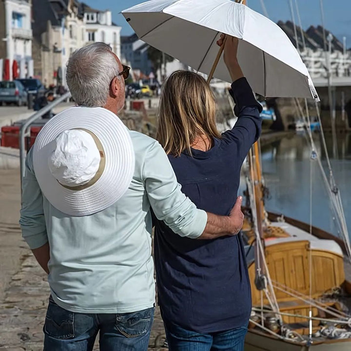 UrbanBrolly | UV Mini Folding Umbrella - UPF 50+ Sun Protection - Water Resistant - Lightweight and Pocket-sized for Travel Stornfield