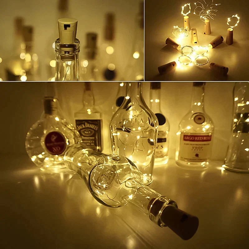 LED Wine Bottle Lights Cork Night Light DIY Decor Lift - Piece | Stornfield