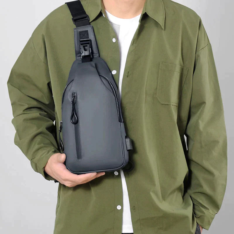 UrbanShield Waterproof Shoulder Bag with Anti-Theft Design | Stornfield