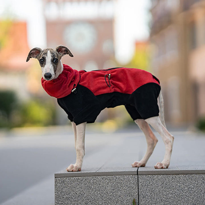 Stornfield | Full Protection Fleece Dog Bodysuit with Detachable Collar