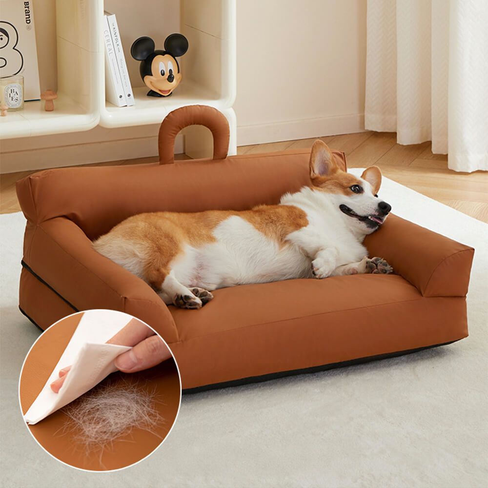 Elevated Pet Sofa Bed Stylish Waterproof Ergonomic Comfort | Stornfield
