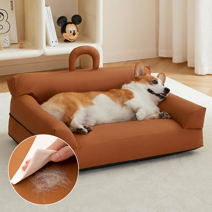 Elevated Pet Sofa Bed Stylish Waterproof Ergonomic Comfort | Stornfield