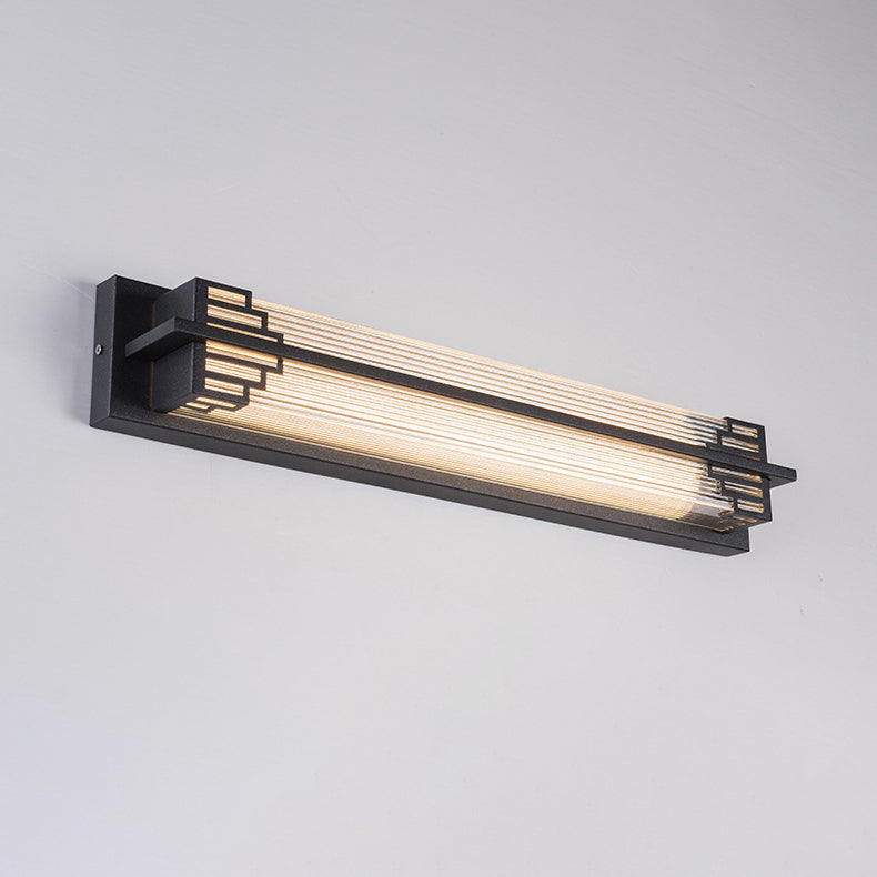 Stornfield | LumaRay Waterproof LED Wall Light | Stainless Steel Glass | Rectangular | Outdoor Terrace Lighting