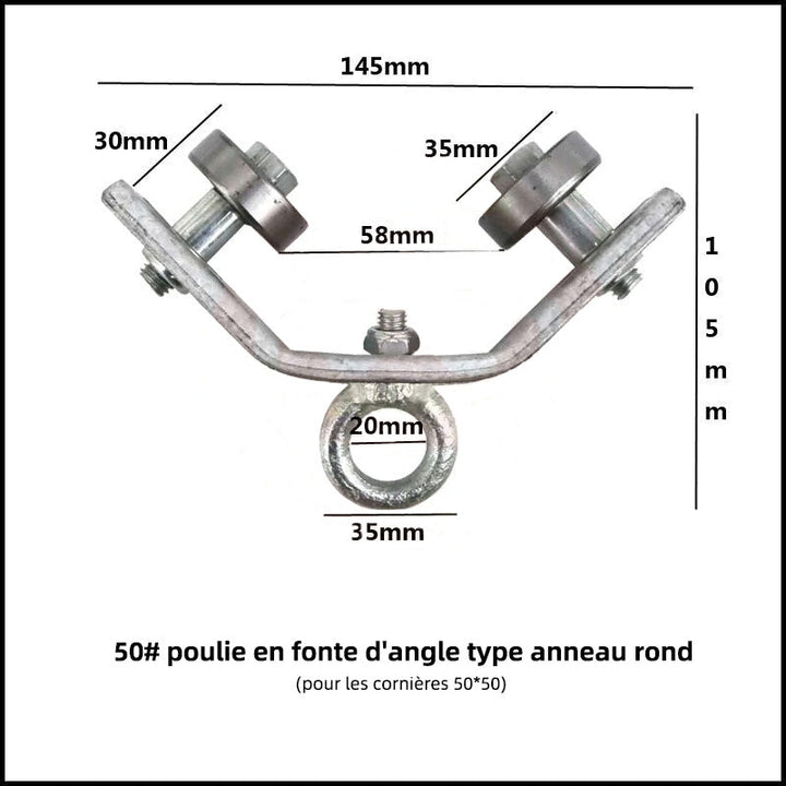 Angle Iron Pulley | Stornfield