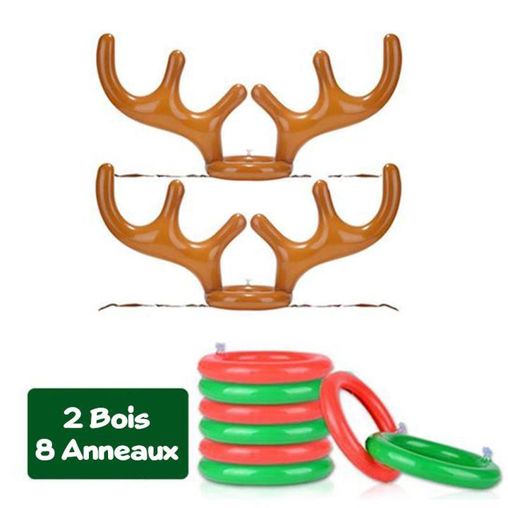 Christmas Reindeer Wooden Ring Toss Game | Stornfield