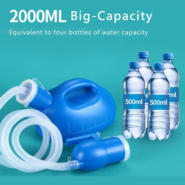 Portable urinal bottle – Reusable 2000ml | Stornfield