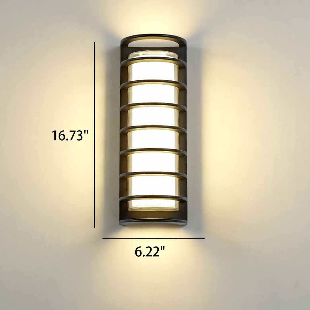 Modern Outdoor Column Waterproof LED Garden Wall Sconce Lamp | Stornfield