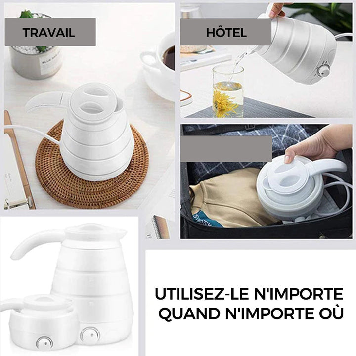 Portable silica gel travel pitcher with universal plug | Stornfield