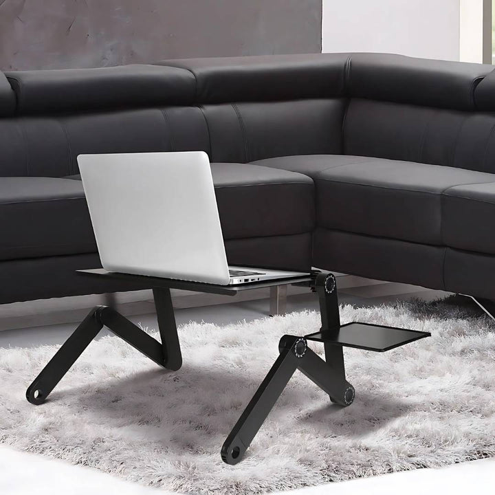 ErgoElevate Adjustable Laptop Stand | for Bed - Sofa - Desk - Cooling Function for Comfort and Productivity Stornfield