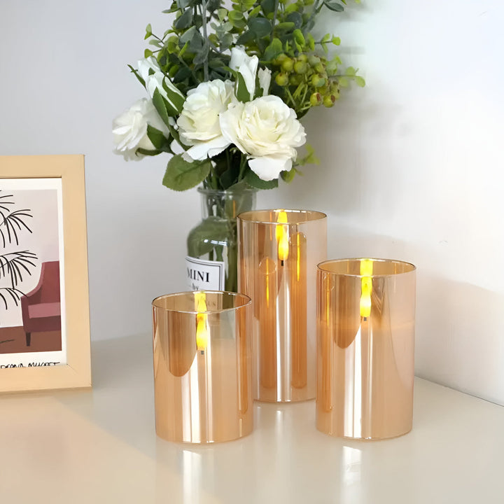 3D Flicker Flameless Candle Set | Stornfield