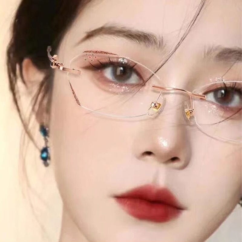 Stornfield | Fashionable Rimless Blue Light Blocking Reading Glasses