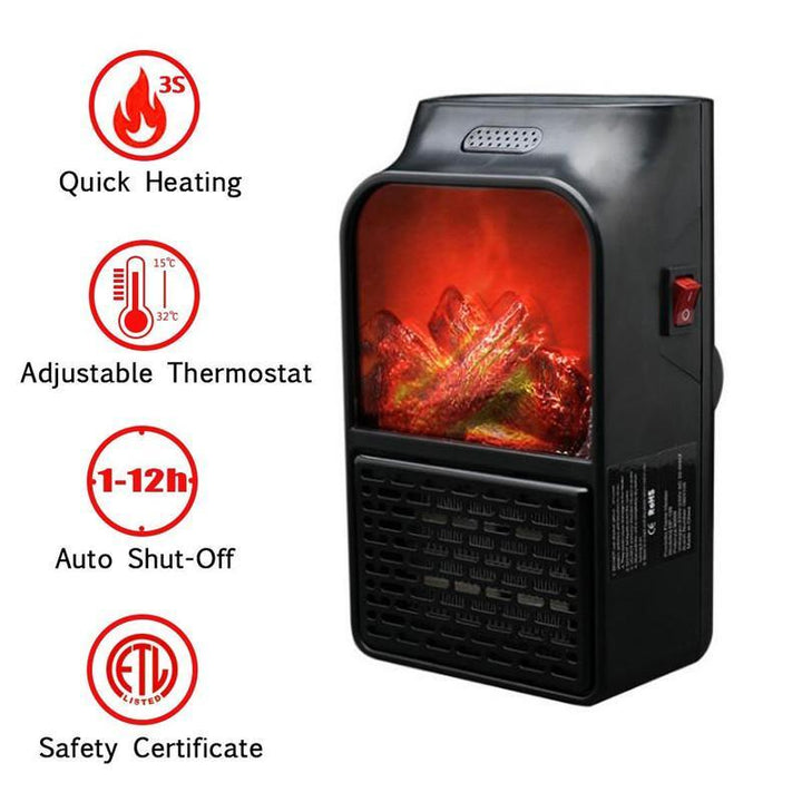 Mini Electric Simulation Fireplace Warmer | Stornfield