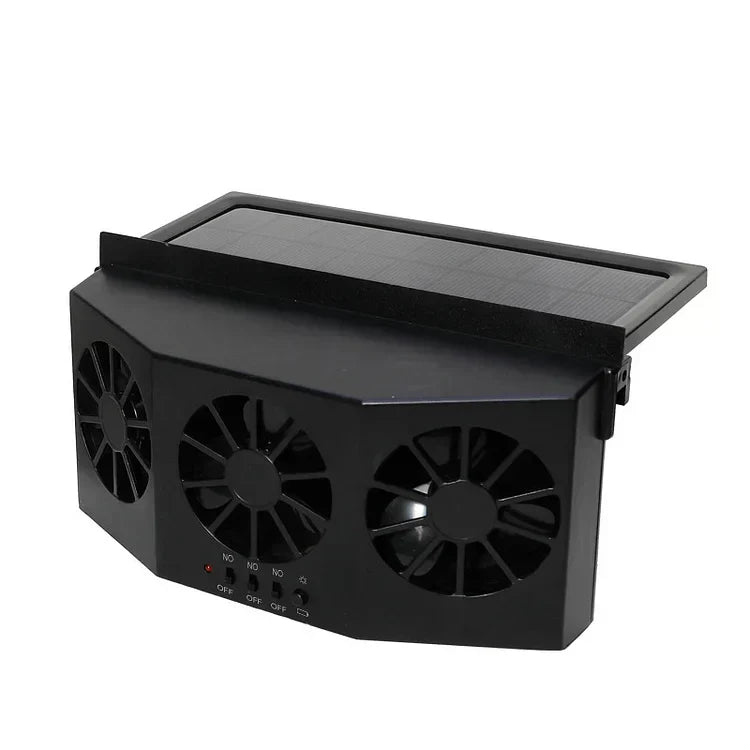 The New Solar Car Cooling Artifact [air circulation exhaust fan] | Stornfield
