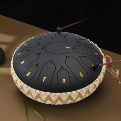 Stornfield | EchoDrum – Steel Tongue Drum for Meditation, Yoga, and Relaxation