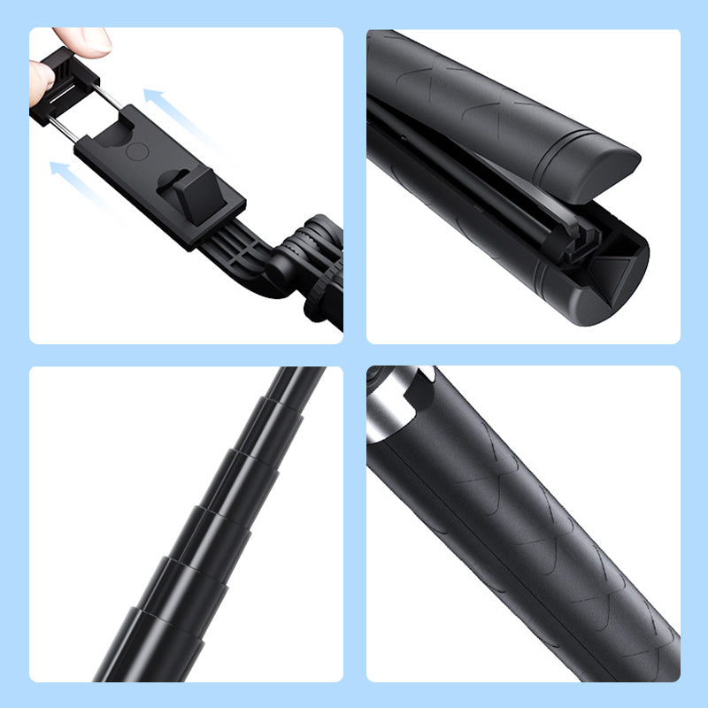 Selfie stick with LED fill light | Stornfield