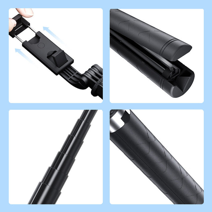 Selfie stick with LED fill light | Stornfield