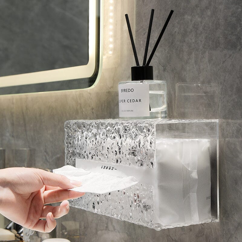 Multifunctional glacier pattern tissue box | Stornfield