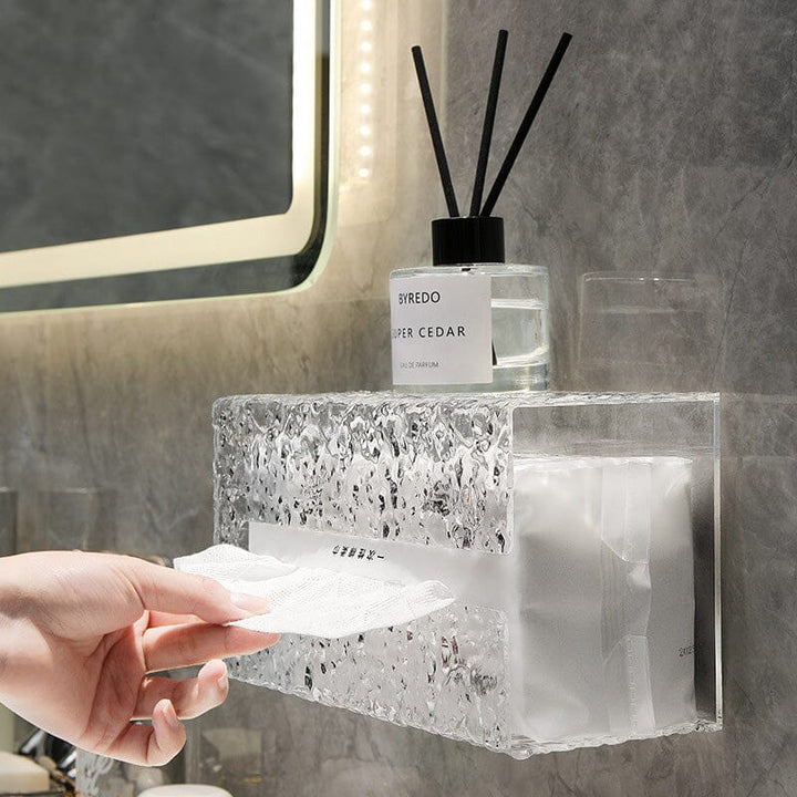Multifunctional glacier pattern tissue box | Stornfield
