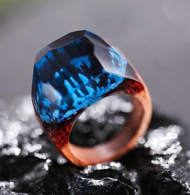Quanta - Magic Forest Resin Ring | Stornfield
