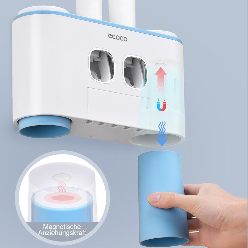 Automatic toothbrush holder and toothpaste dispenser set | Stornfield