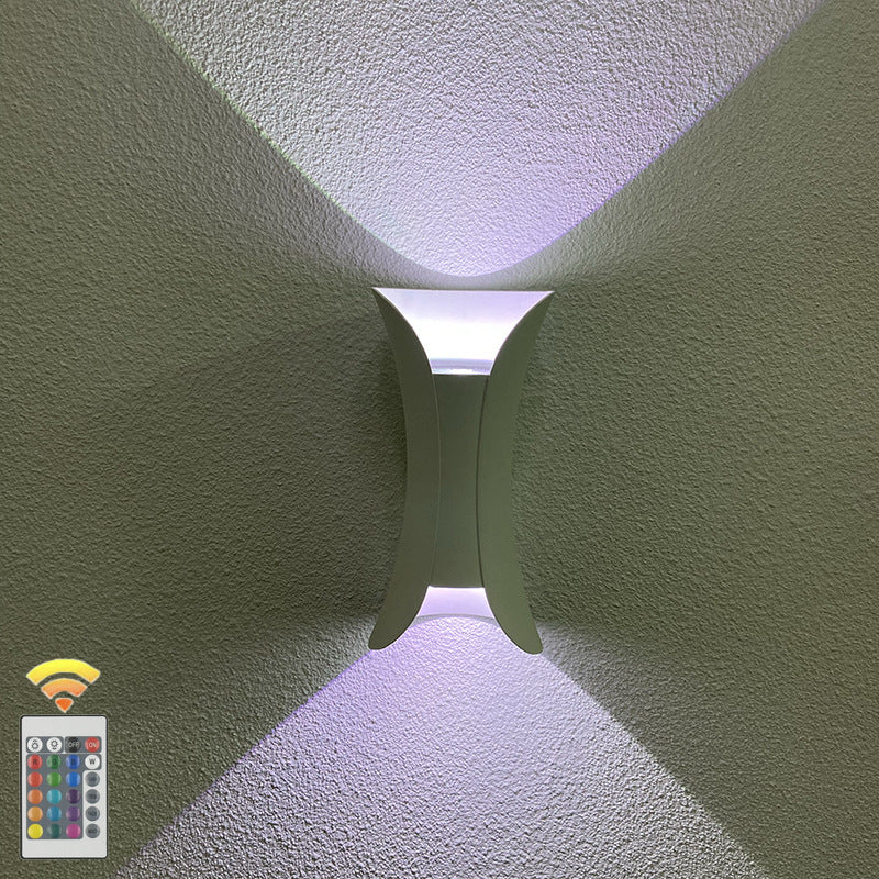 Modern Minimalist Waterproof Rectangle Aluminum LED Wall Sconce Lamp For Outdoor Patio | Stornfield