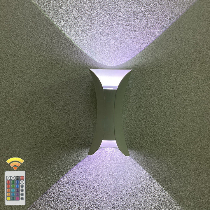 Modern Minimalist Waterproof Rectangle Aluminum LED Wall Sconce Lamp For Outdoor Patio | Stornfield