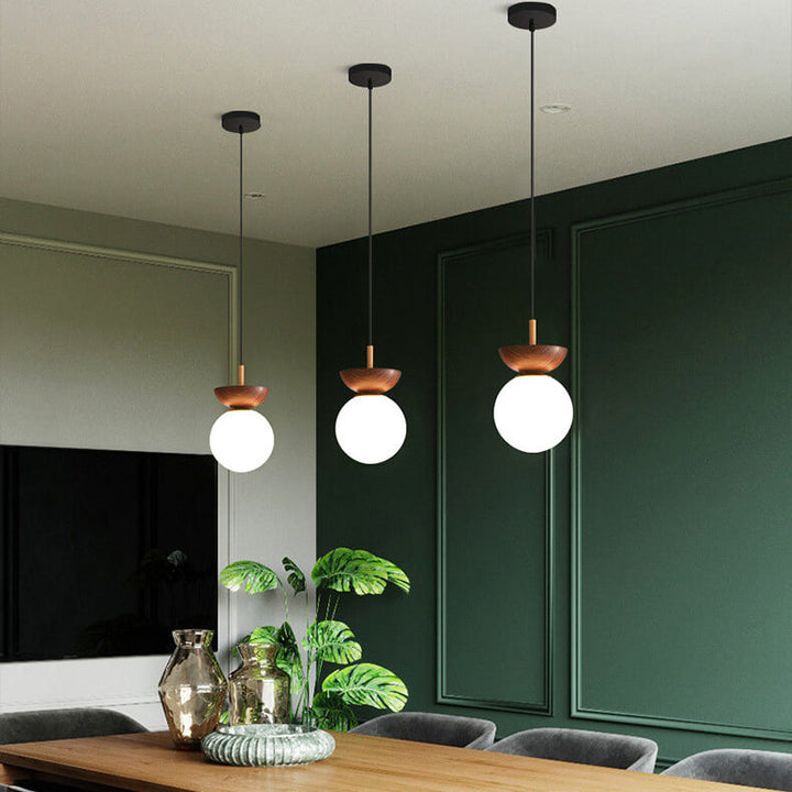 Stornfield | LogLight | Japanese Ceiling Light with Adjustable Brightness