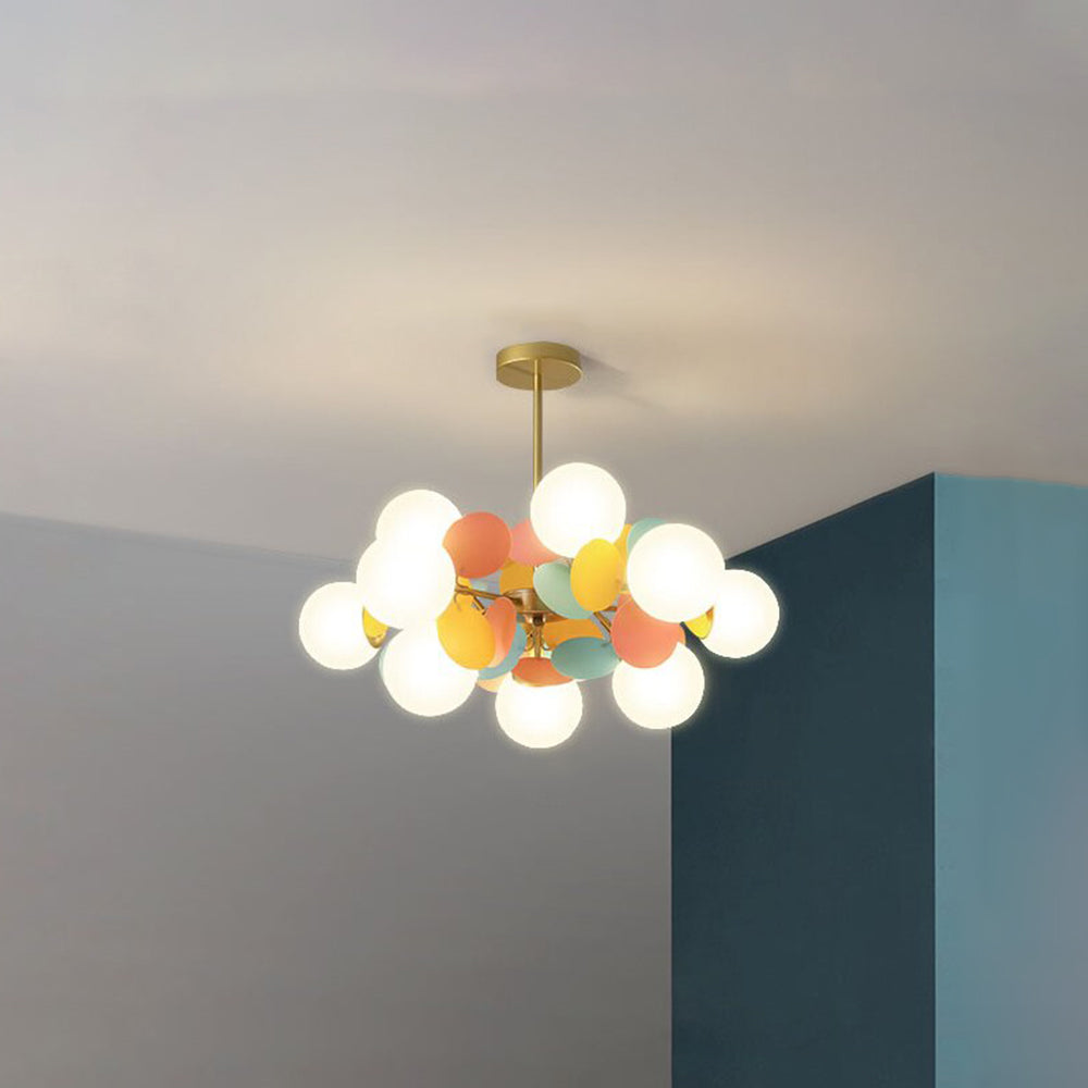 Stornfield | Floral Chandelier Living Room