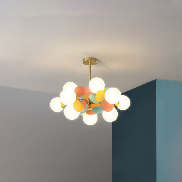 Stornfield | Floral Chandelier Living Room