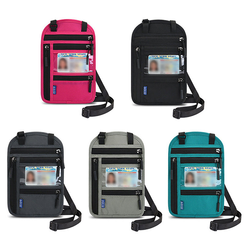 Stornfield | Travel Neck Pouch Neck Wallet with RFID Blocking Passport Holder
