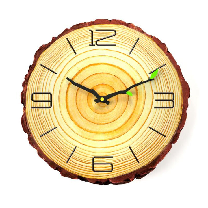 Stornfield | Wall clock with wooden rings