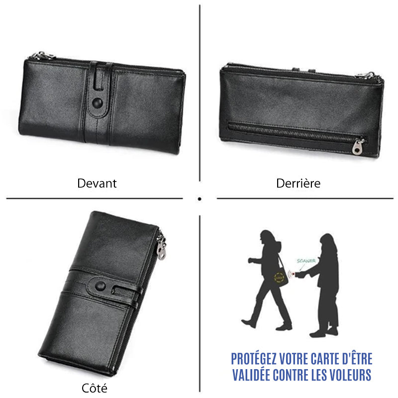 Long Wallet in Genuine Leather | Stornfield