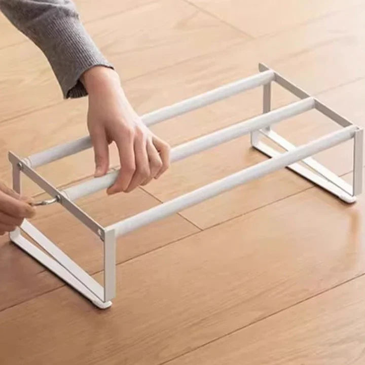 Under-shelf storage without drilling – adjustable 30–50 cm | Stornfield