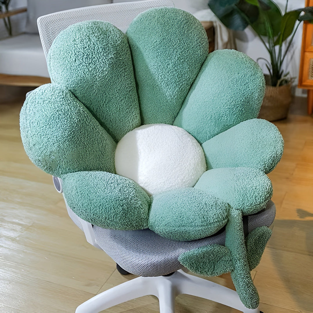 Flower Cushion Seat Cushion – Soft and Cozy | Decorative Floor Cushion for Sofa, Bedroom, and Living Room | Stornfield