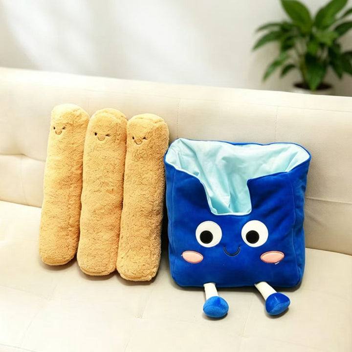 Potato fries cuddle pillow, 40 cm