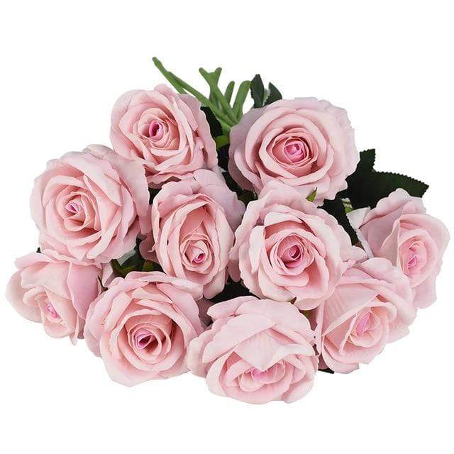 10 Stornfield silk roses
