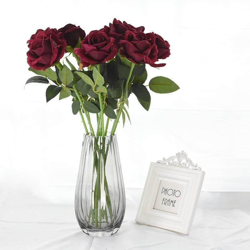 10 Stornfield silk roses