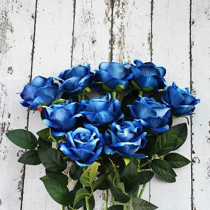 10 Stornfield silk roses