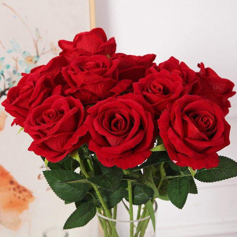 10 Stornfield silk roses