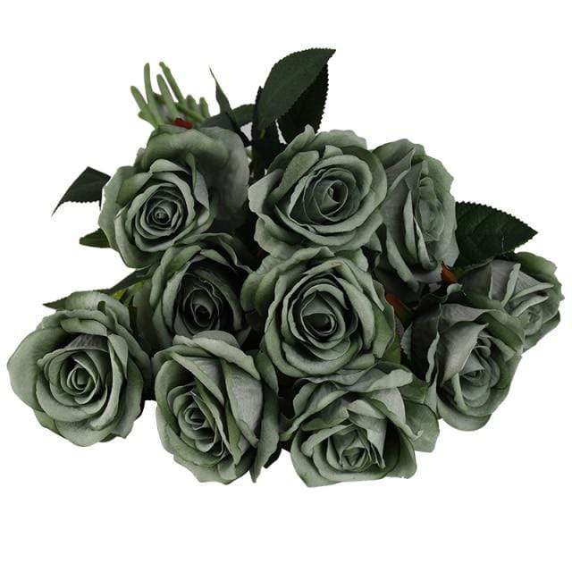 10 Stornfield silk roses