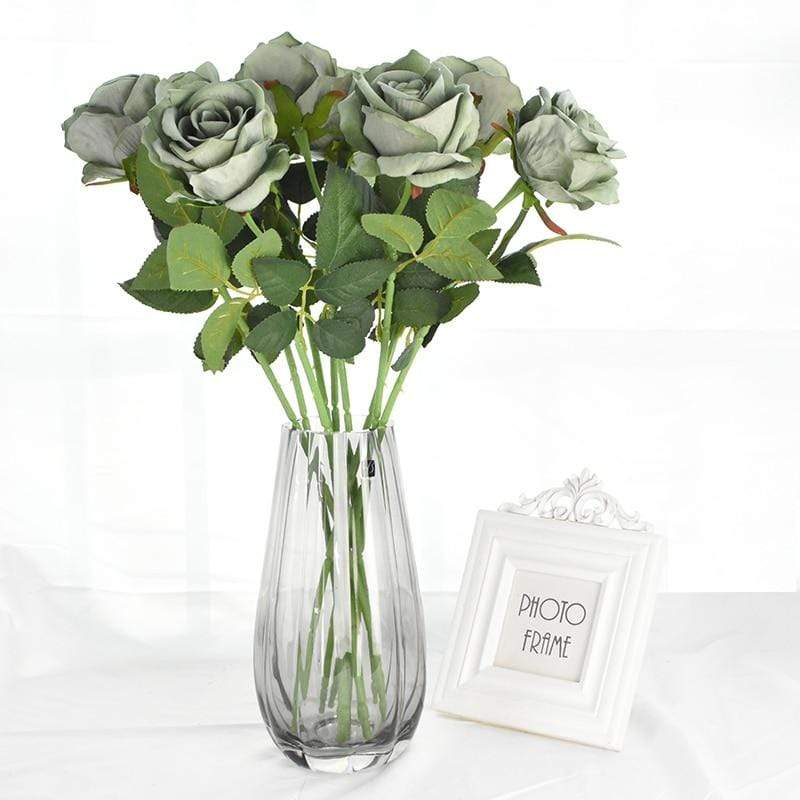 10 Stornfield silk roses