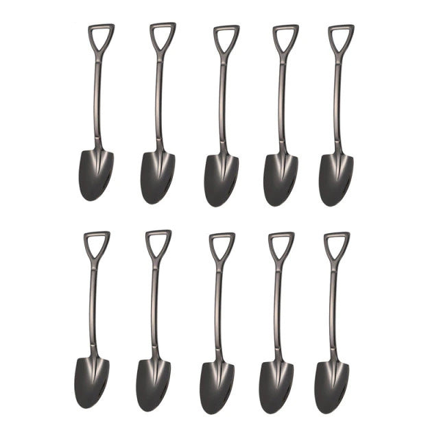 10PCS Coffee Spoon Shovel Dessert Spoon Teaspoon Stirring Spoon | Stornfield