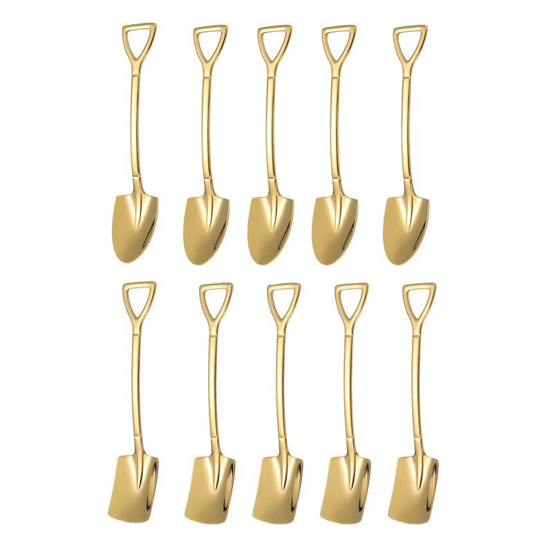 10PCS Coffee Spoon Shovel Dessert Spoon Teaspoon Stirring Spoon | Stornfield