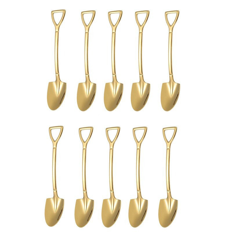 10PCS Coffee Spoon Shovel Dessert Spoon Teaspoon Stirring Spoon | Stornfield
